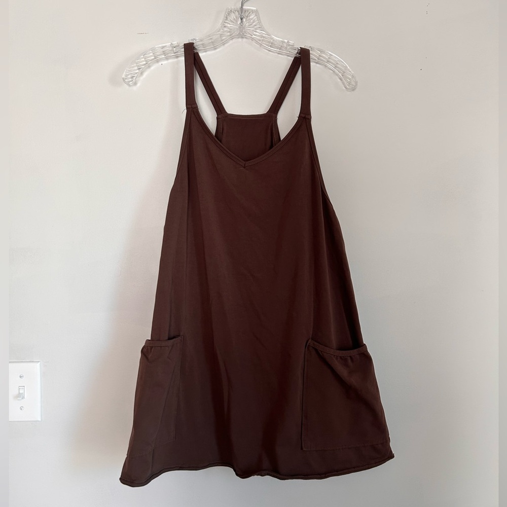 Brown Romper with Pockets